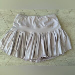 Gold Hinge Pleated Tennis Skirt/Skort Size S Light Lavender Athletic Activewear